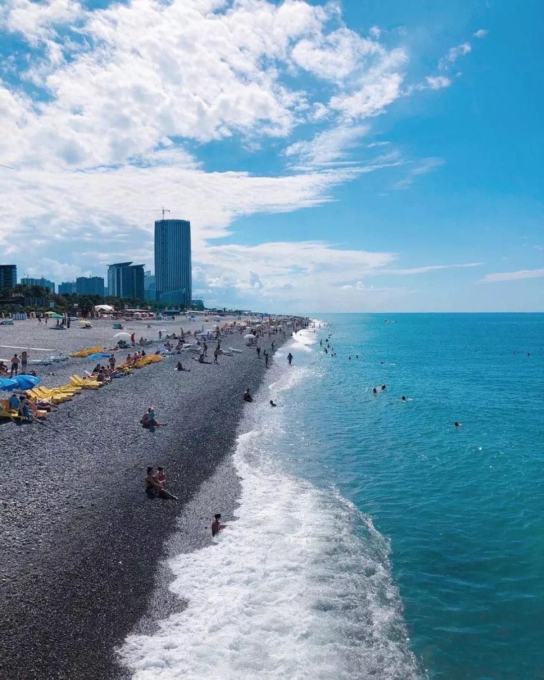 Elegance Sea View Aparthotel In Orbi City Batumi Eksteriør billede